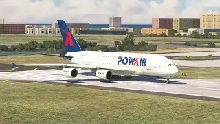 The Most Stunning A380 Takeoff Ever | Luis Mu&ntilde;oz Airport