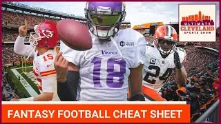 Is Nick Chubb RB1 in fantasy football for the 2023 season? Dave Richard joins UCSS gives cheat sheet