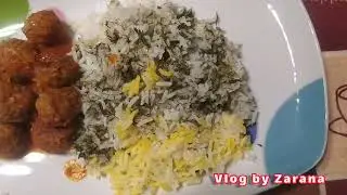 Meat Balls with Minced Meat, Grinded Onions and Addatives Served with Rice #vlogbyzarana #meatballs