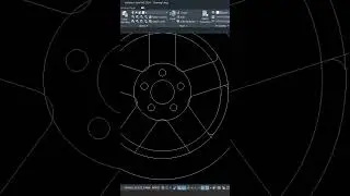 Audi car wheel 2d, #autocad #cadsoftware #tutorial #draftingsoftware #autocad2d #autocaddrawings