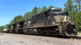 Norfolk Southern AC44C6M 4148 Leads NS 321 at Crawford, FL