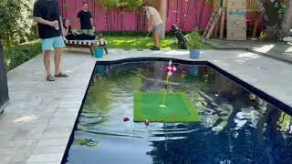 Par masters -Floating Golf Green
