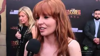 Stef Dawson and Bruno Gunn on farvorite moments of The Hunger Games Mockingjay