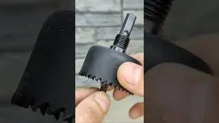 Обязательно запомни эту хитрость! Как можно легко увеличить отверстие коронкой по дереву? #shorts