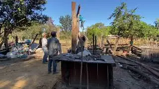 NA ILHA DO BANANAL PARA FAZER A CASA  parte 2
