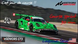 12/01/2026 ACC eSeniors S22 R2 Laguna Seca course sprint 30 mn Porsche 992 GT3R