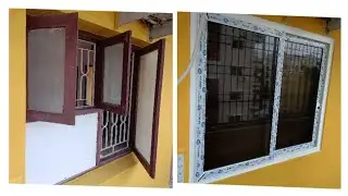 How to remove Old Wooden Windows and Fixing New Upvc Sliding Windows తెలుగులో | MWindows