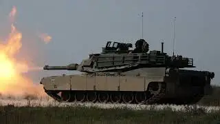 Task Force Marne M1A2 Abrams tank crews engage targets in Poland