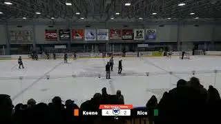 Keene Boys Varsity Hockey Vs. Rice Memorial Live at 4:30pm