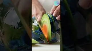 A Satisfying Video of a Planet Being Sliced #shorts #satisfying #asmr #earth #cozy