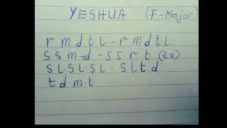 Yeshua Tonic Solfa Song - Jesus Image _ Godzilla Trumpet 🎺🎺🎼