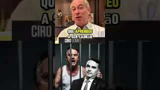 OS FILHOS DO BOLSONARO S&Atilde;O LADR&Otilde;ES E APRENDERAM COM O PAI. DIZ CIRO GOMES.