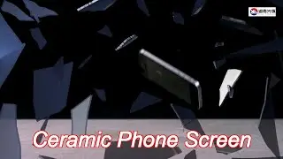 customized crystal ceramic glass for ceramic phone screen display cover