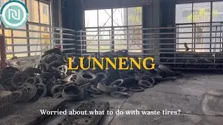 Don't know how to dispose of used tires?#pyrolysisplant #environmental