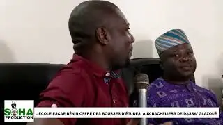 SOHA TV | ESCAE-BENIN AWARDS SCHOLARSHIPS TO 150 STUDENTS THANKS TO DIEUDONN&Eacute; AGBAKA