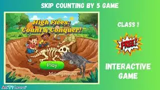 Skip Counting by 5 Game for Class 1 Skip Five Fiver!