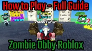 How to Play Zombie Obby Roblox - Full Guide -  Zombie Obby Roblox Gameplay