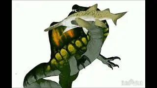 speed paint del spinosaurus con animal i have become de fondo xd no me maten