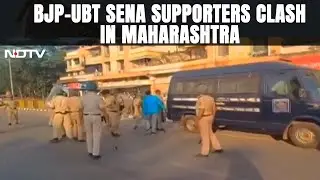 BJP Vs UBT | Stones Thrown At Ex-MP's Car In Maharashtra As BJP, Thackeray Sena Clash