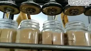 Tofu juice filling machine with negative pressure #productionline #machine #fillingmachine #factory 