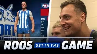 North Melbourne players test out AFL Evolution