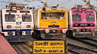 Naihati jn trainspotting EMU locals & Express Action | Sealdah Division | Indian Railways #boroma