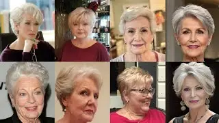 Graceful & Most Flattering Haircuts for Women Over 50 /Styles That Never Age j
