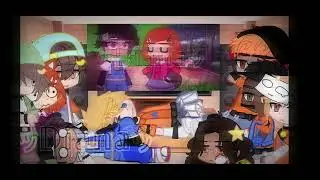 //4Town +Mei and her friends react to im so lucky meme//turning red//GC//14-16 AU//