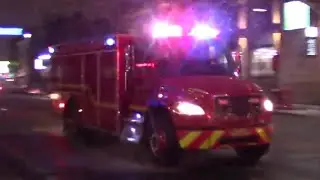Newark Fire Department Exclusive Video of Hazmat Decon And Spill Units