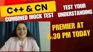 🔥 Combined Mock Test | Computer Networks + Programming with C++|UGC NET|GATE CS|ISRO|TN SET|KVS|TRB