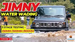 Suzuki Jimny water wading test reveals surprises ! MUST WATCH