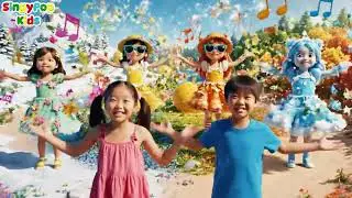 Seasons Song Parade | 3D Kids Cartoon | Learn Seasons with Fun Characters