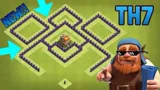 New 'INSANE' TH7 TROPHY Base Design 2017!! BEST Town Hall 7 (TH7) Base Design - Clash of Clans