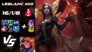 MID LeBlanc vs Zoe - NA Grandmaster Patch 25.S2.2