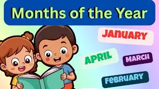 12 Months of the Year | Months Name in English and hindi for Kids | Dipti Online Institute