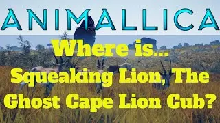 Legendary Animals In Animallica: Squeaking Lion, The Ghost Cape Lion Cub