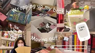 Packing My Books & Moving to a New City | Bookish Moving Vlog 📚📦