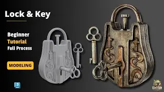 Master Lock & Key Modeling in 3ds Max | Beginner to Advanced Tutorial