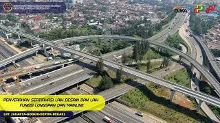 Kegiatan Serah Terima Sertifikat Laik Desain dan Laik Fungsi dari Tim KKJTJ Kementerian PUPR