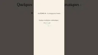 🟰 ALG&Egrave;BRE #6 &ndash; Le langage des formes : L&rsquo;implication &mdash; quand P entra&icirc;ne Q