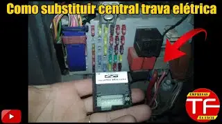 Como substituir central de trava elétrica original Fiat
