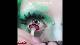 Try these sparkle contacts For Cosplay Or Halloween