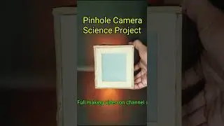 Pinhole Camera science project working model #shortsfeed #short #shorts #shortvideo