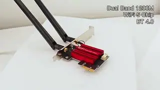 📶💻 Placa Adaptadora Wi-Fi Fenvi AC1200 &ndash; 5GHz + Bluetooth 4.0 (PCIe x1) 💻📶
