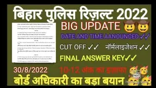 bihar police result News Today Big Update/8415 result bihar police