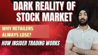 DARK REALITY OF STOCK MARKET - Why retailers always lose ? How big players & companies manipulate💀😱📉