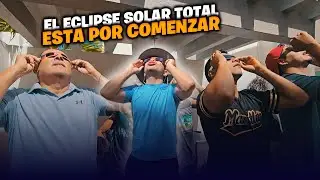 ASÍ se empieza a ver el eclipse en MAZATLÁN SINALOA 🇲🇽 | Rosie nos preparó un rico desayunó mexicano