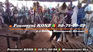 Fousseyni KONE PITAGALASSO en prestation à Mancourani Sikasso le 4 janvier 2026