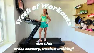 Week of Workouts | run club, cross country, track, & walking