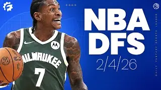 NBA DFS Picks & Strategy for #DraftKings & #FanDuel (2/4/26)